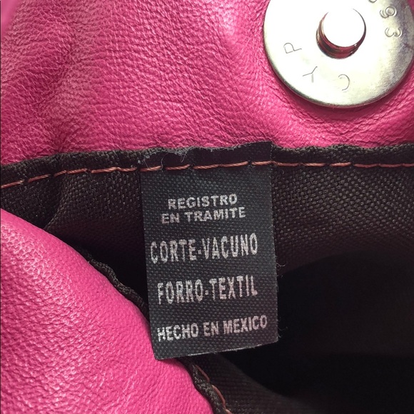 Pink Leather Wristlet/Purse - Picture 4 of 8